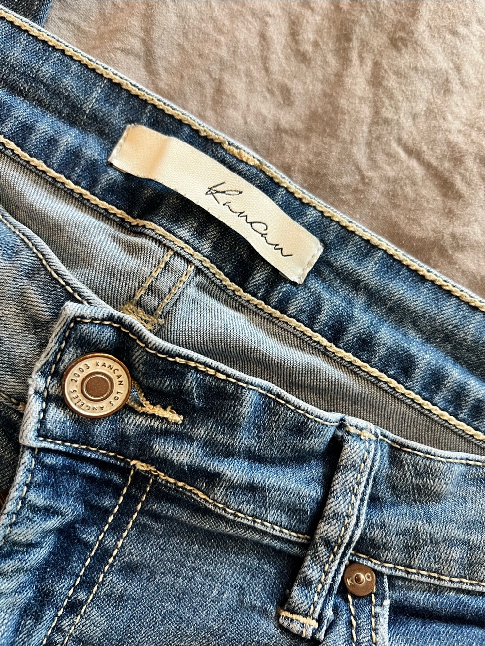 KanCan Women's  Blue Denim Jeans - Light to Mid Wash🩵
